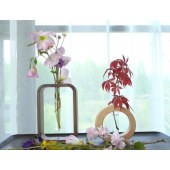 黄海森林文创 木质花插森系简约花器桌面装饰花瓶装饰品绿萝植物